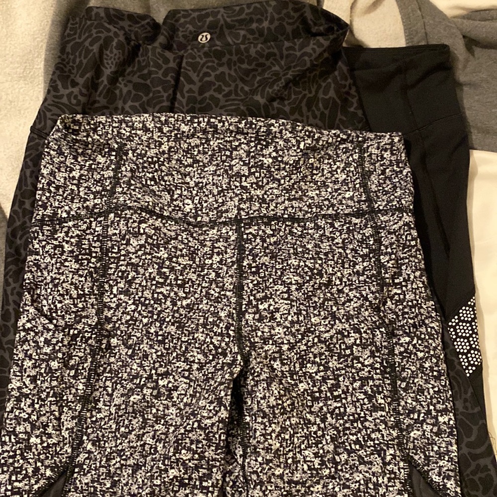 Gap and Lululemon leggings bundle 3 pair - gently used, size large